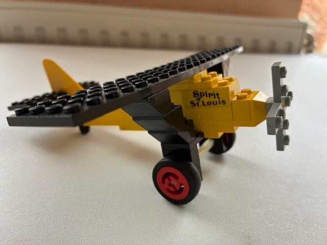 Lego Spirit of St. Louis vliegtuig 661, Gebruikt, Lego, Compleet, Ophalen of Verzenden