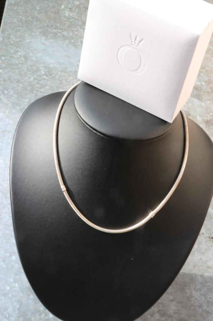 Originele zilveren Pandora ketting, Verzenden, Nieuw, Zilver, Zilver