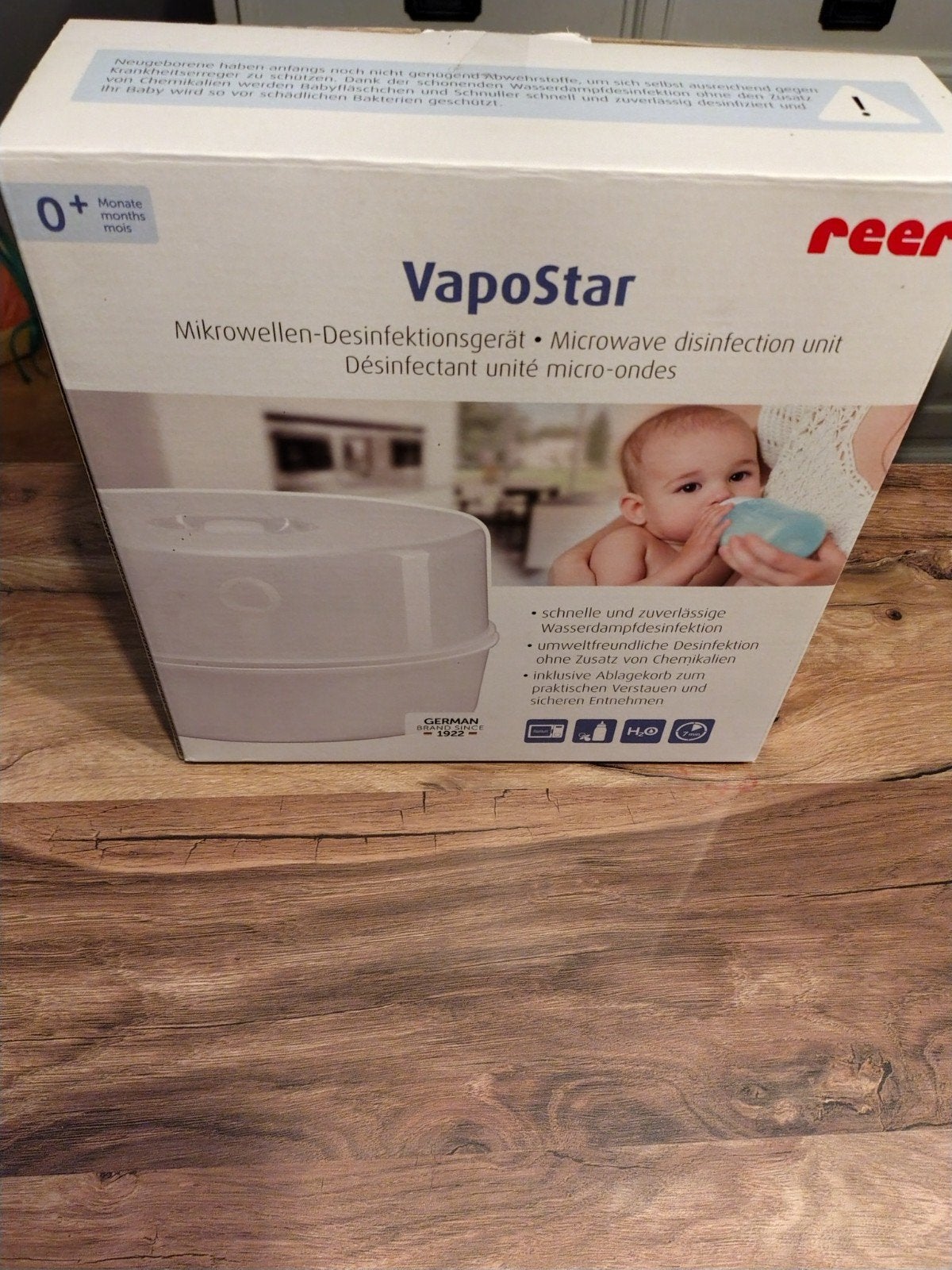 Reer VapoStar magnetronsterilisator – ongebruikt in doos, Ophalen of Verzenden, Nieuw, Overige typen, Overige merken