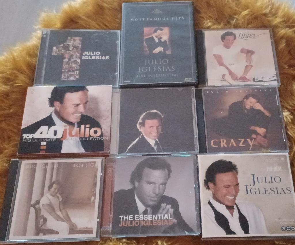 Cd's/ dvd julio Iglesias, Verzenden, Zo goed als nieuw