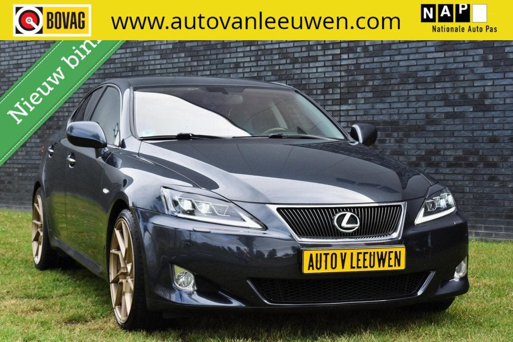Lexus IS 250 Luxury MARK LEVINSON/CAMERA/LEDER/ETC.!, Auto's, Lexus, Automaat, Achterwielaandrijving, Gebruikt, Bedrijf