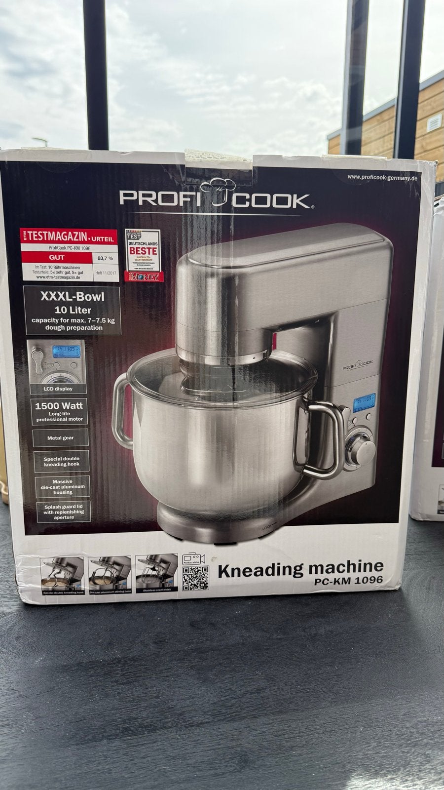 Nieuw: Profi Cook PC-KM 1096 Keukenmachine 1500W - 10L, 4 liter of meer, Ophalen, Nieuw