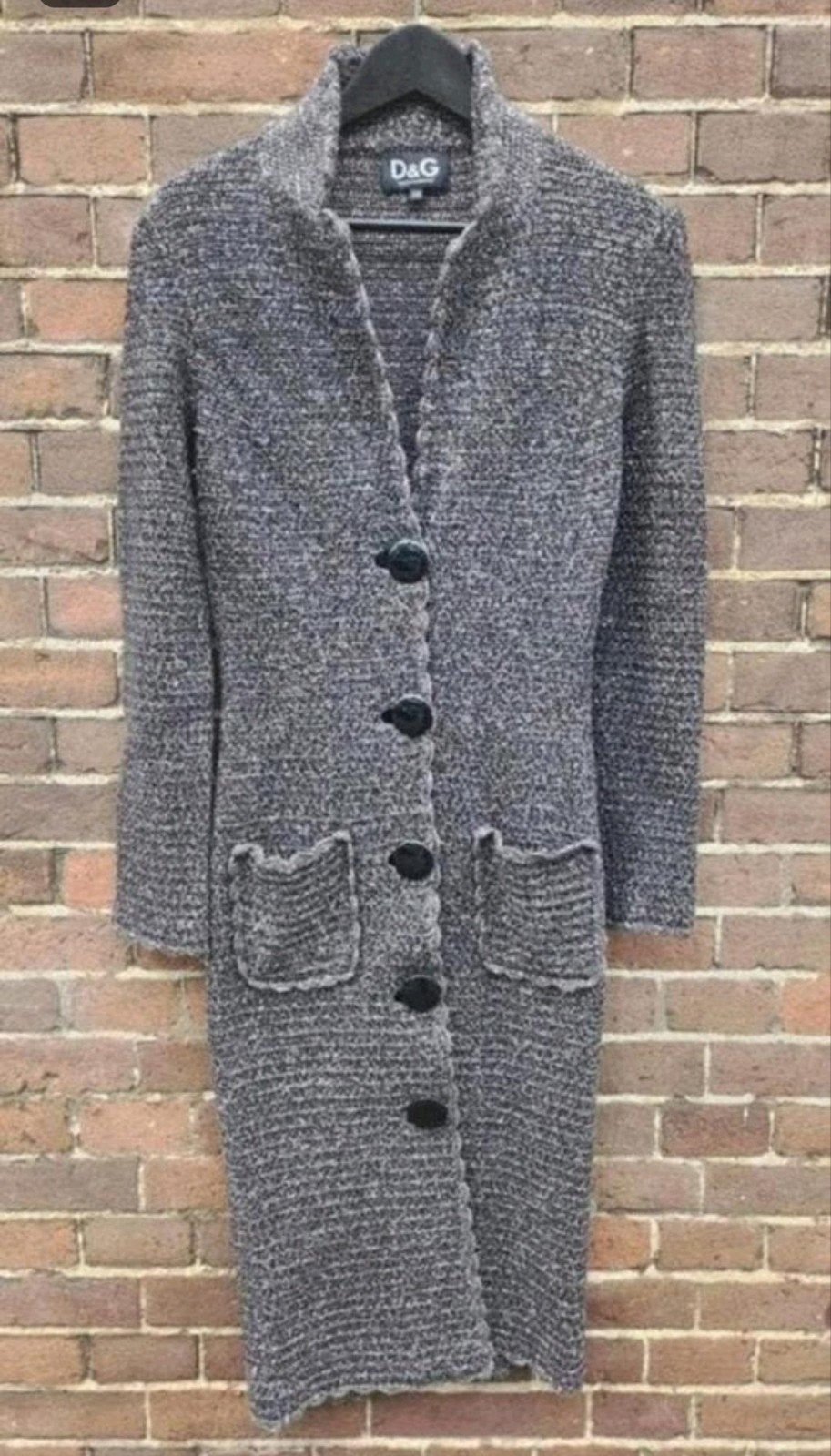 Dolce&Gabbana Lange Vest D&G Metallic Gebreide Jas XS
In zee, Ophalen of Verzenden, Zo goed als nieuw, Maat 34 (XS) of kleiner