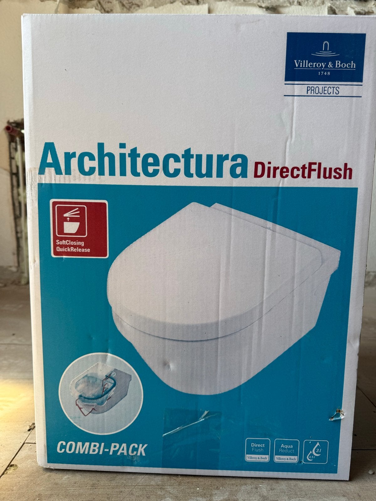 Villeroy & Boch Architectura DirectFlush Combi-Pack, Ophalen of Verzenden, Nieuw, Toilet