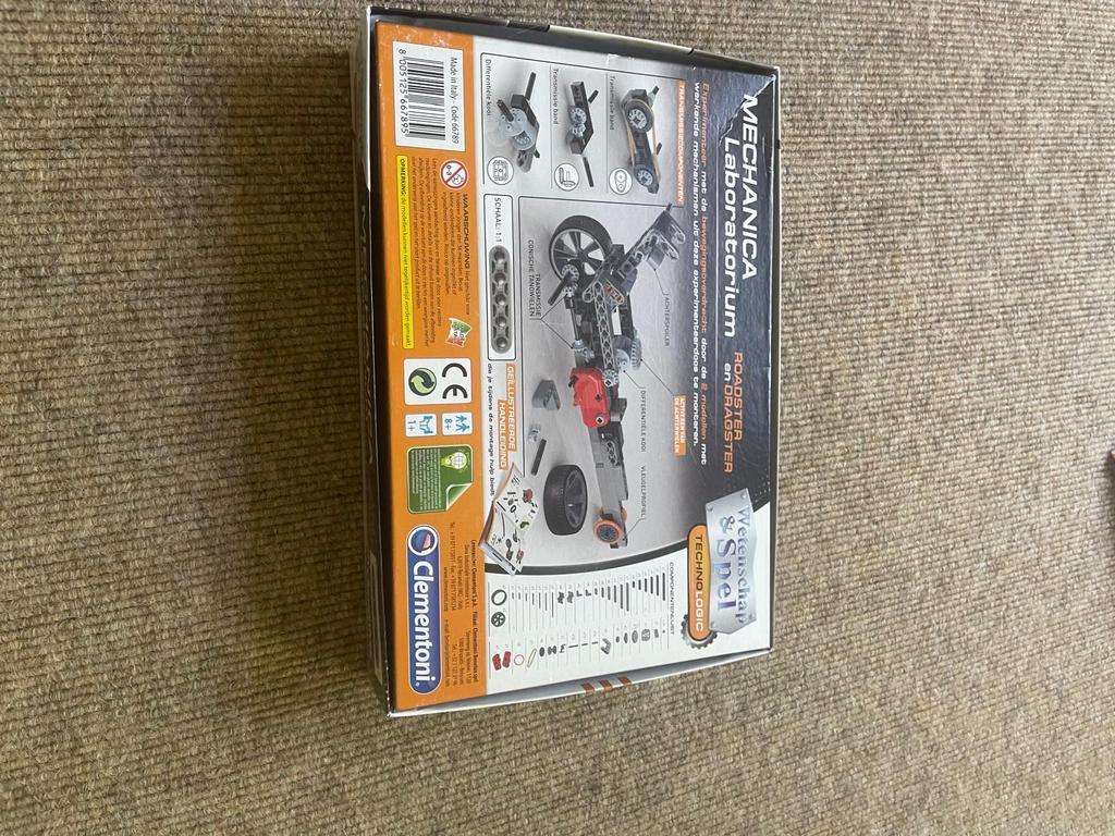 Clementoni Mechanica Laboratorium Roadster & Dragster, Ophalen of Verzenden, Nieuw, Overige typen, Overige merken