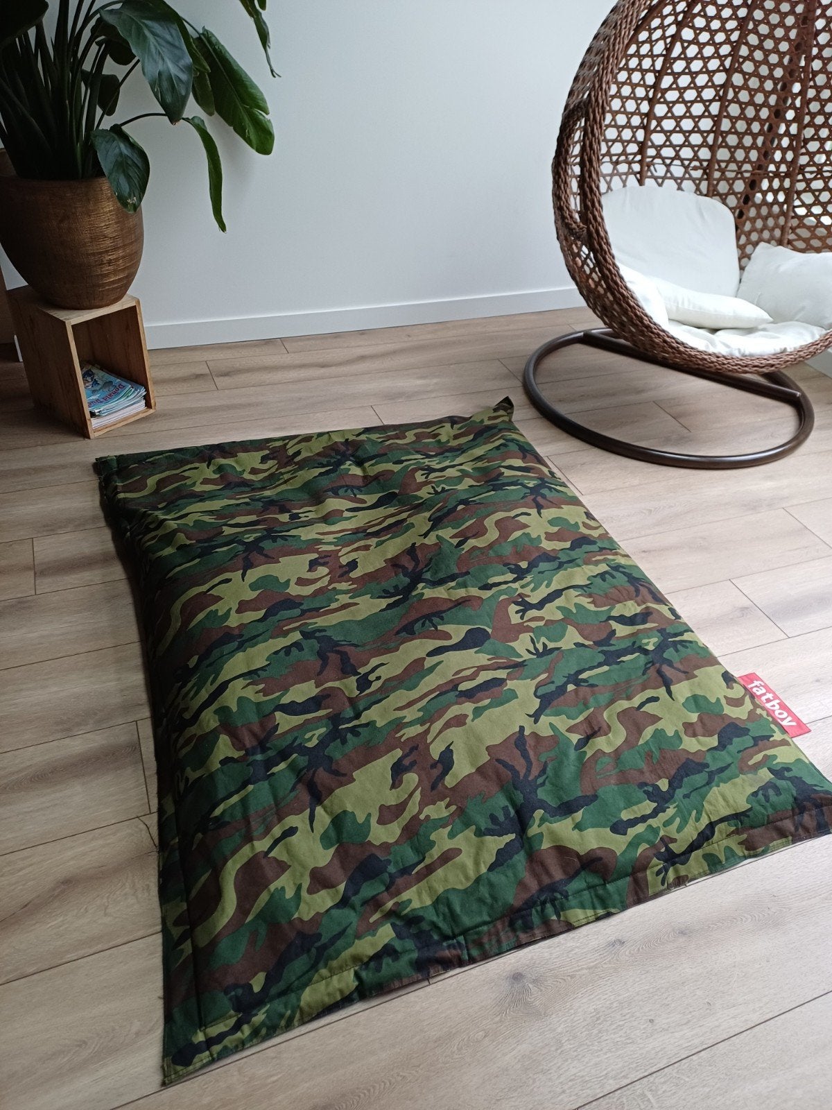 Fatboy zitzak army 135x174, Ophalen of Verzenden, Gebruikt