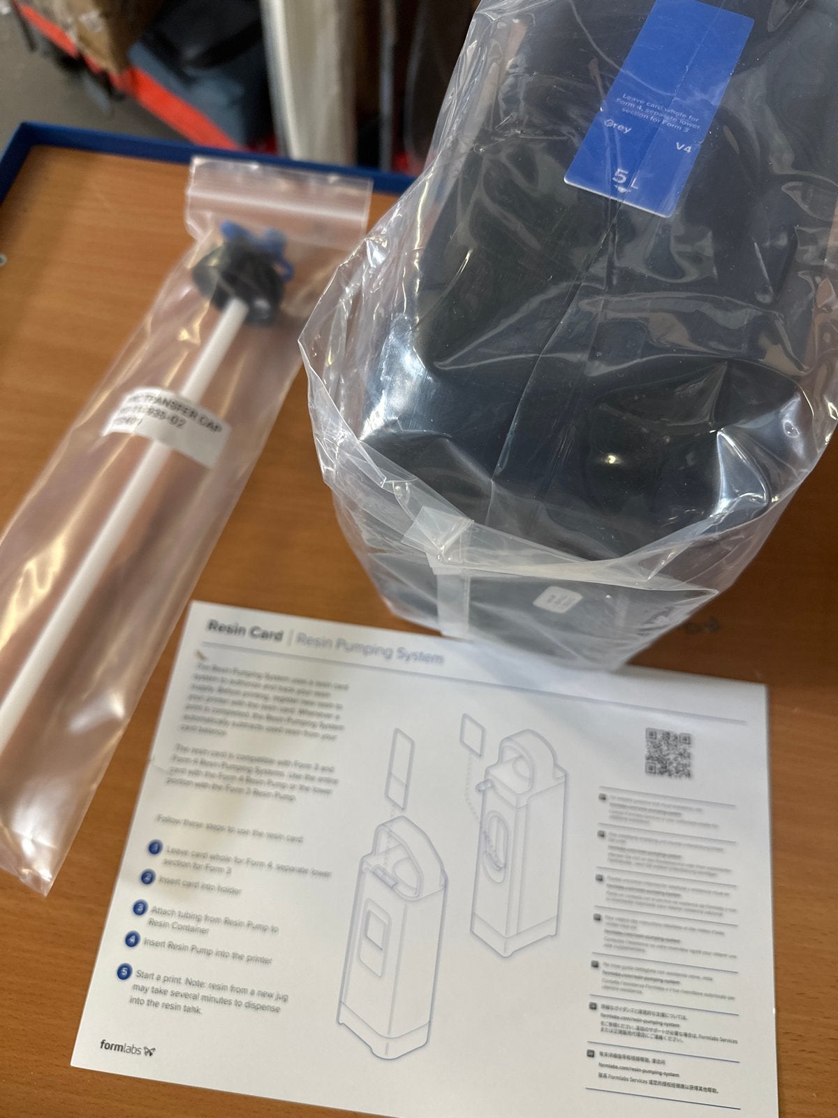 Formlabs Grey Resin V4 5L met Resin Pumping System, Computers en Software, Ophalen of Verzenden, Nvt, Nvt, Nvt