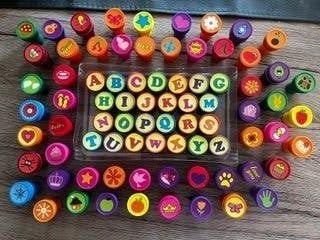 Stempels, Ophalen of Verzenden, Zo goed als nieuw, Inkt, Foam of Stempelhouder
