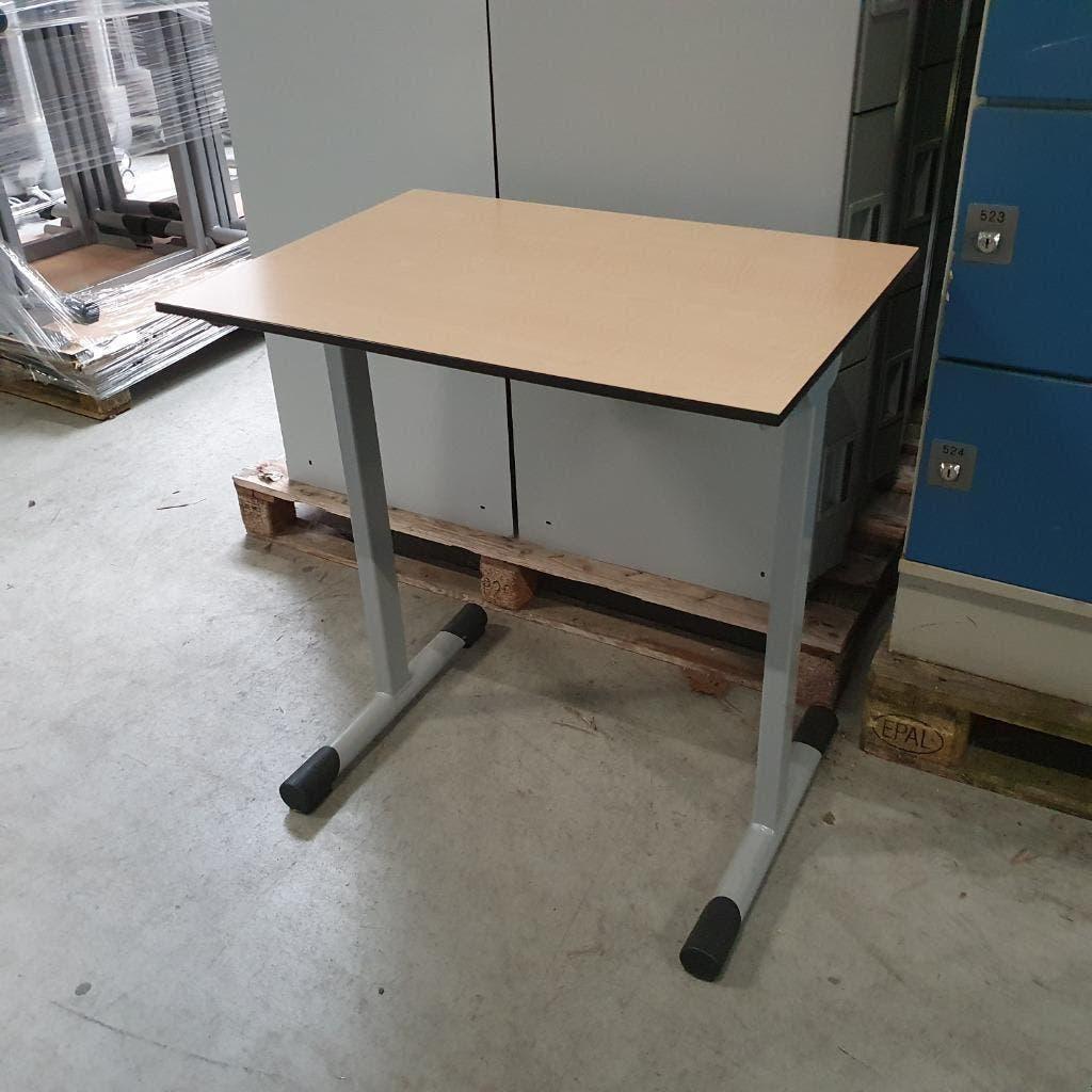13x Brink schooltafels met trespa blad - 75x70x50 cm, Huis en Inrichting, Bureaus, Ophalen, Gebruikt