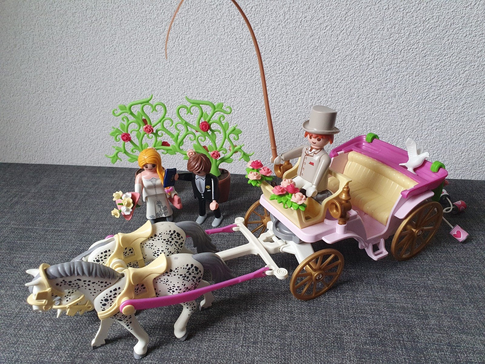 Playmobil 9427 Romantische Bruiloft Koets, Complete set, Voertuig, Zo goed als nieuw, Family fun