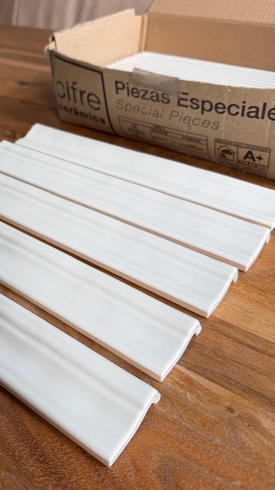 Cifre Cerámica Special Pieces - Witte Keramische sierstrips, Ophalen, Nieuw, Minder dan 20 cm, 20 tot 40 cm