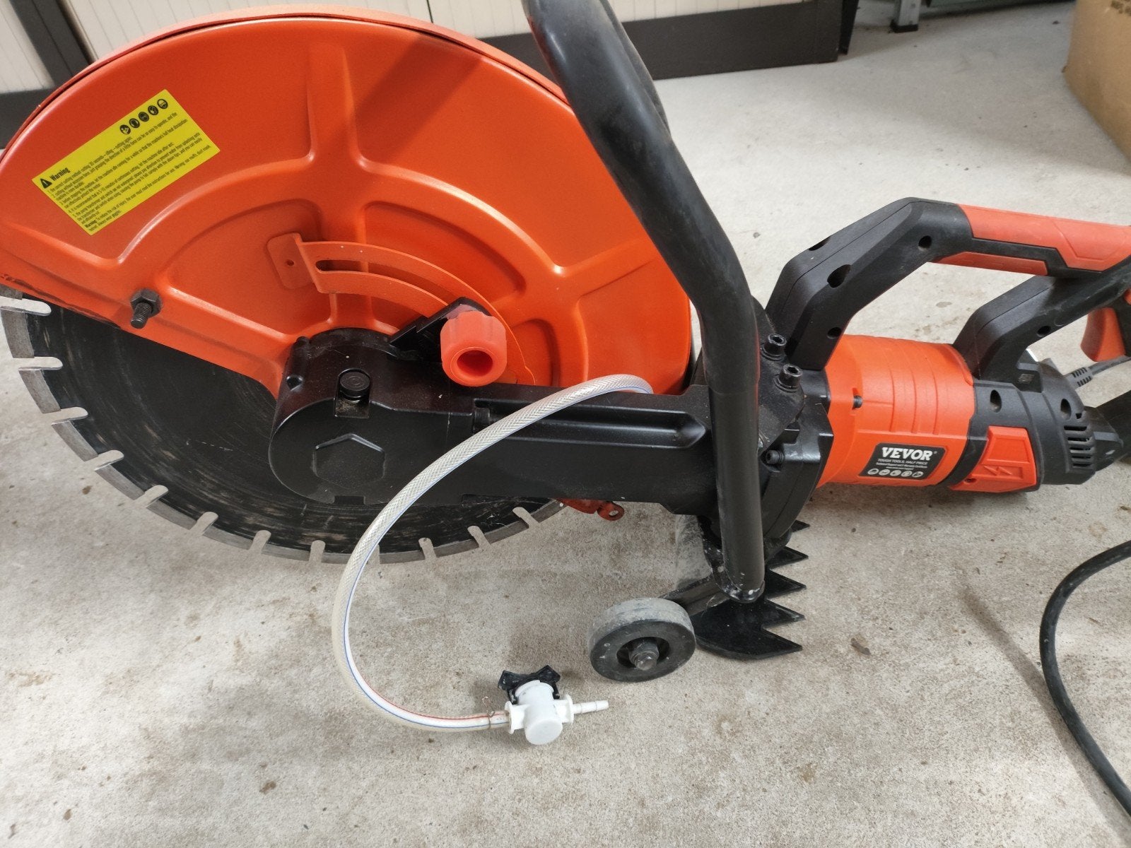 Vevor DC426 Betonzaag - 2800W, 16 inch blad, Doe-het-zelf en Verbouw, Ophalen, Gebruikt, 1200 watt of meer, Vevor