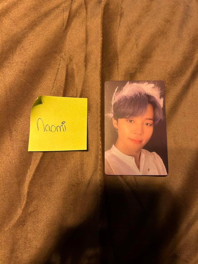 BTS Photocard Jimin MOTS7 V1, Verzamelen, Muziek, Artiesten en Beroemdheden, Ophalen of Verzenden, Zo goed als nieuw, Foto of Kaart