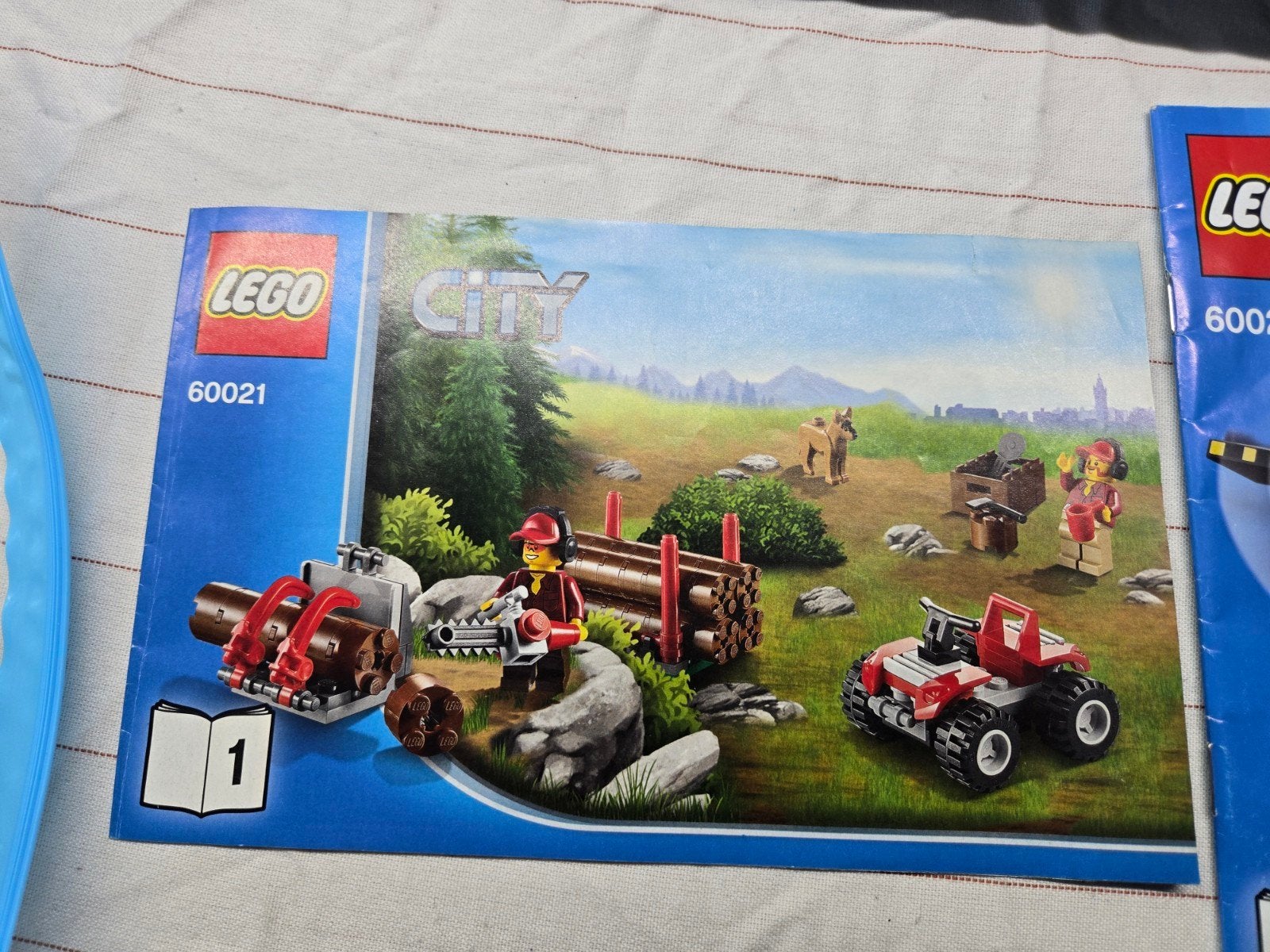 Lego City 60021 Vliegtuig met bosbouwvoertuig, Kinderen en Baby's, Speelgoed | Duplo en Lego, Lego, Ophalen of Verzenden, Inclusief minifiguren