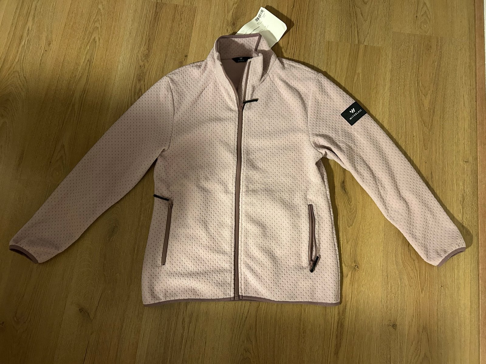 Oud rosé modern dames fleece jack maat M met zijzakken, Maat 38/40 (M), Overige typen, Nieuw, Ophalen of Verzenden