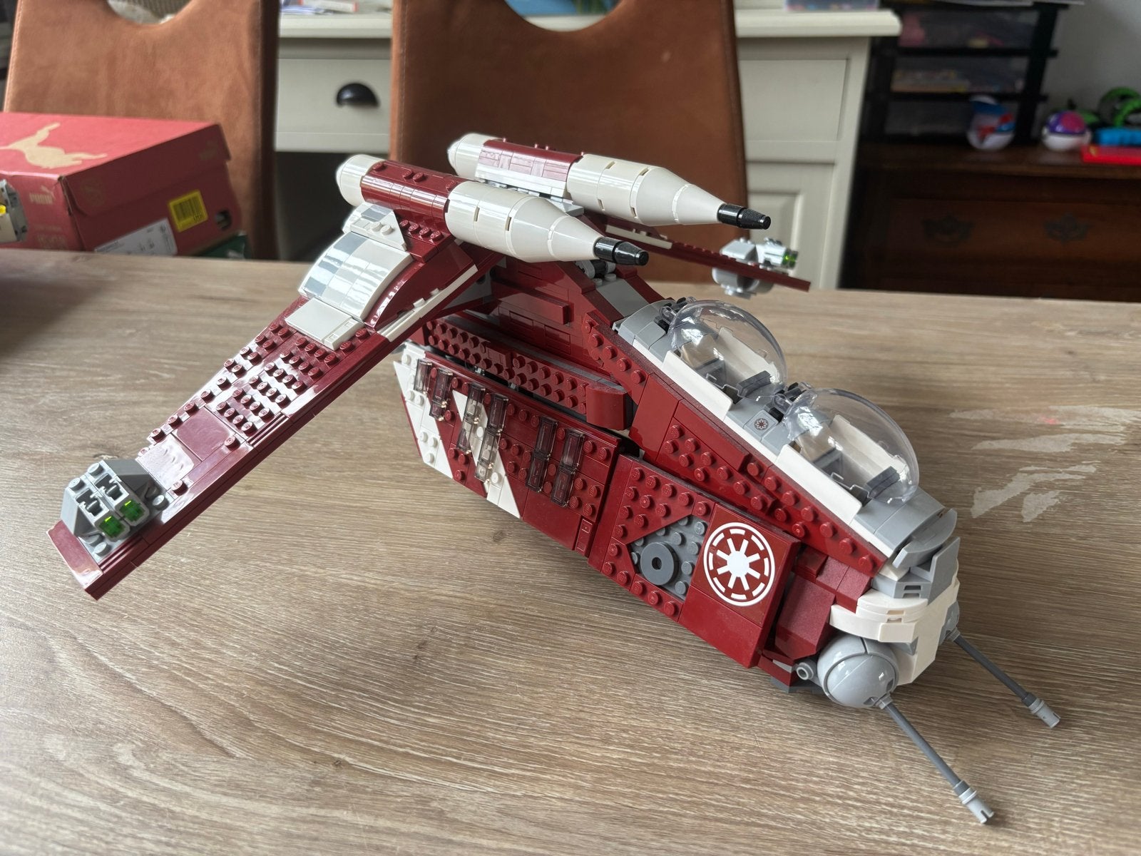 LEGO Star Wars Republic Gunship (75354) Zonder minifigs/doos, Ophalen of Verzenden, Gebruikt, Overige merken