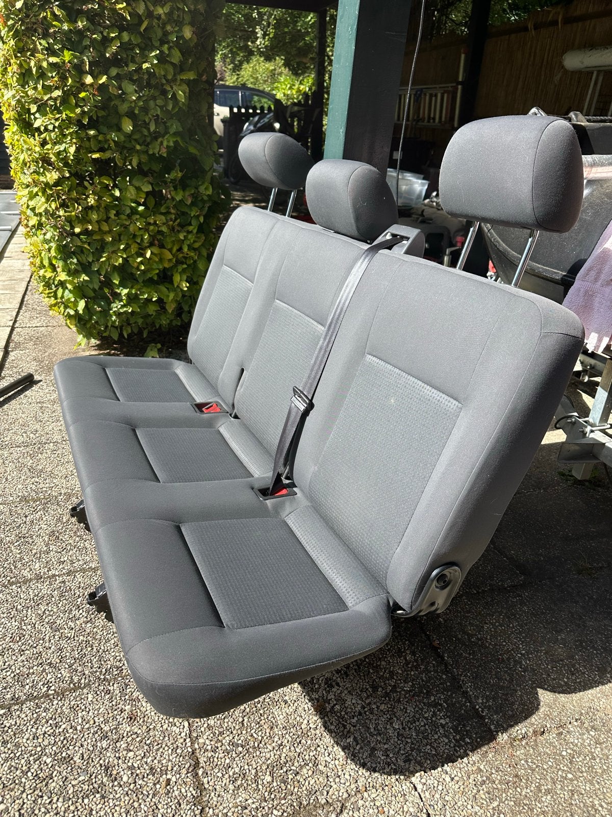 VW T5/T6 3-zitsbank - Volledig inklapbaar, zeer netjes, Ophalen, Gebruikt, Volkswagen
