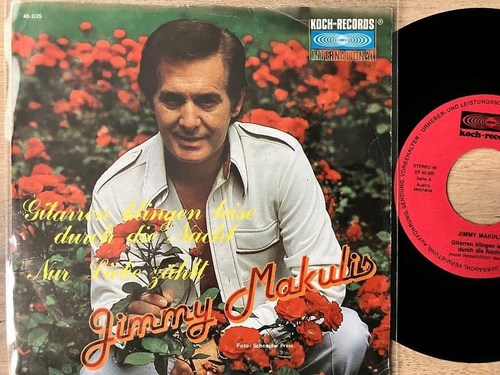 Jimmy Makulis, Beschermende buitenhoes, Gebruikt, 7 inch, Ophalen of Verzenden