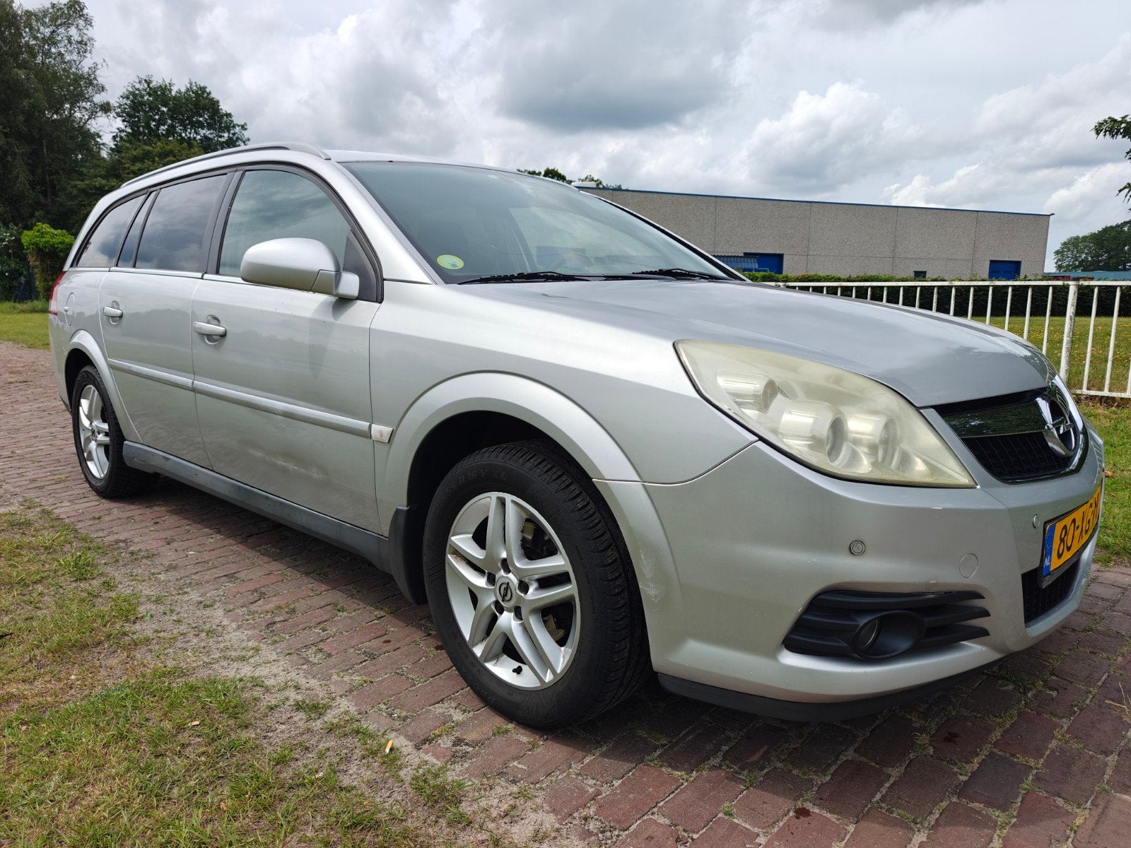 Opel Vectra 1.8 16V St.wgn 2007 Grijs Clima Cruise Trekhaak, Auto's, Opel, Stof, Zwart, 4 cilinders, 1796 cc