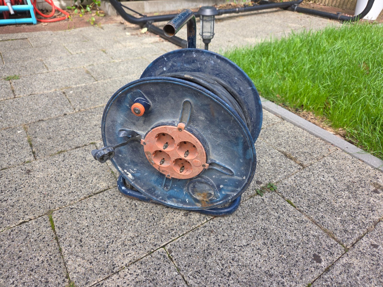 haspel verlengsnoer 25m, Ophalen of Verzenden, Gebruikt