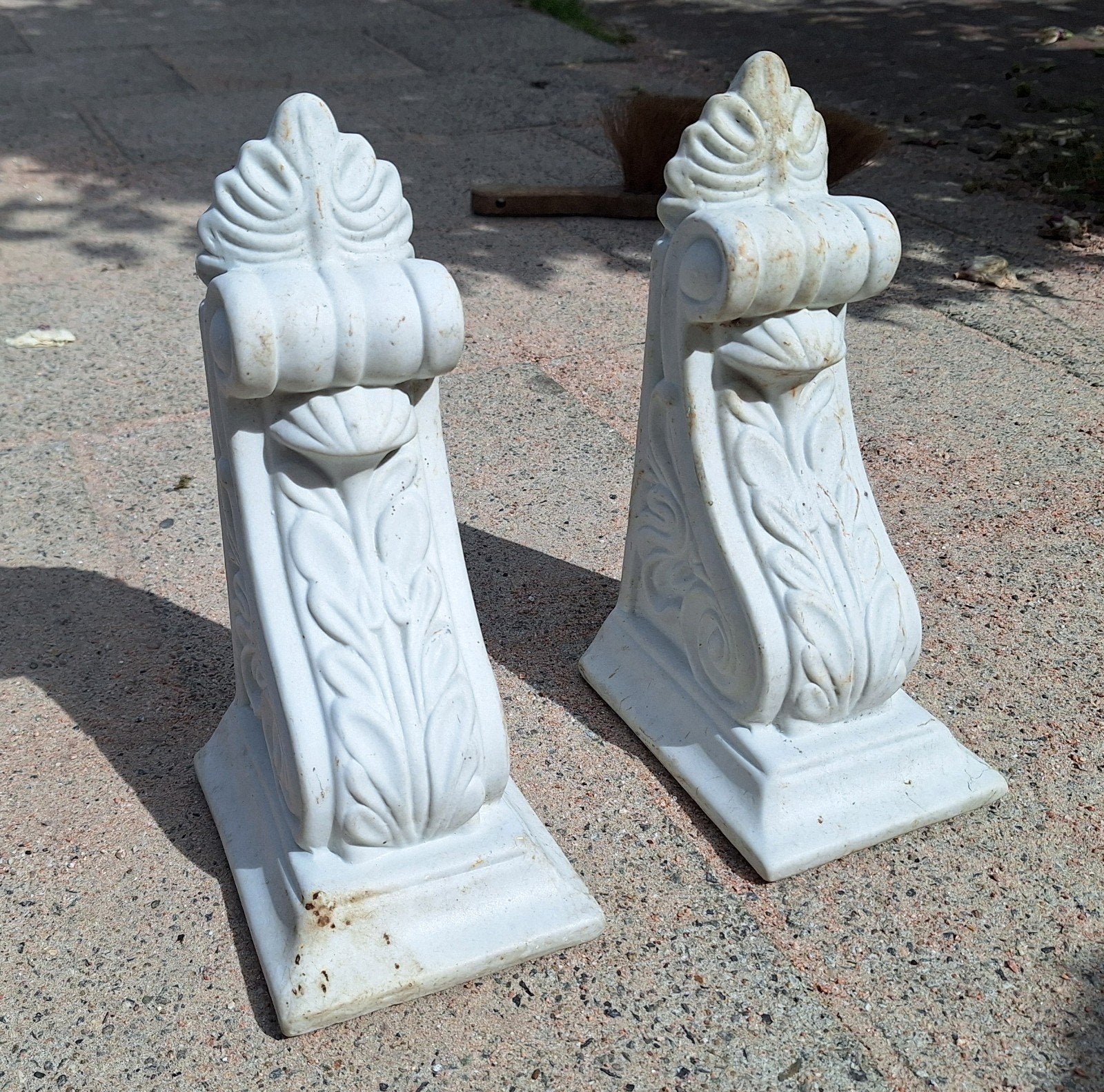 Decoratieve steunen - set van 2, Antiek en Kunst, Ophalen of Verzenden