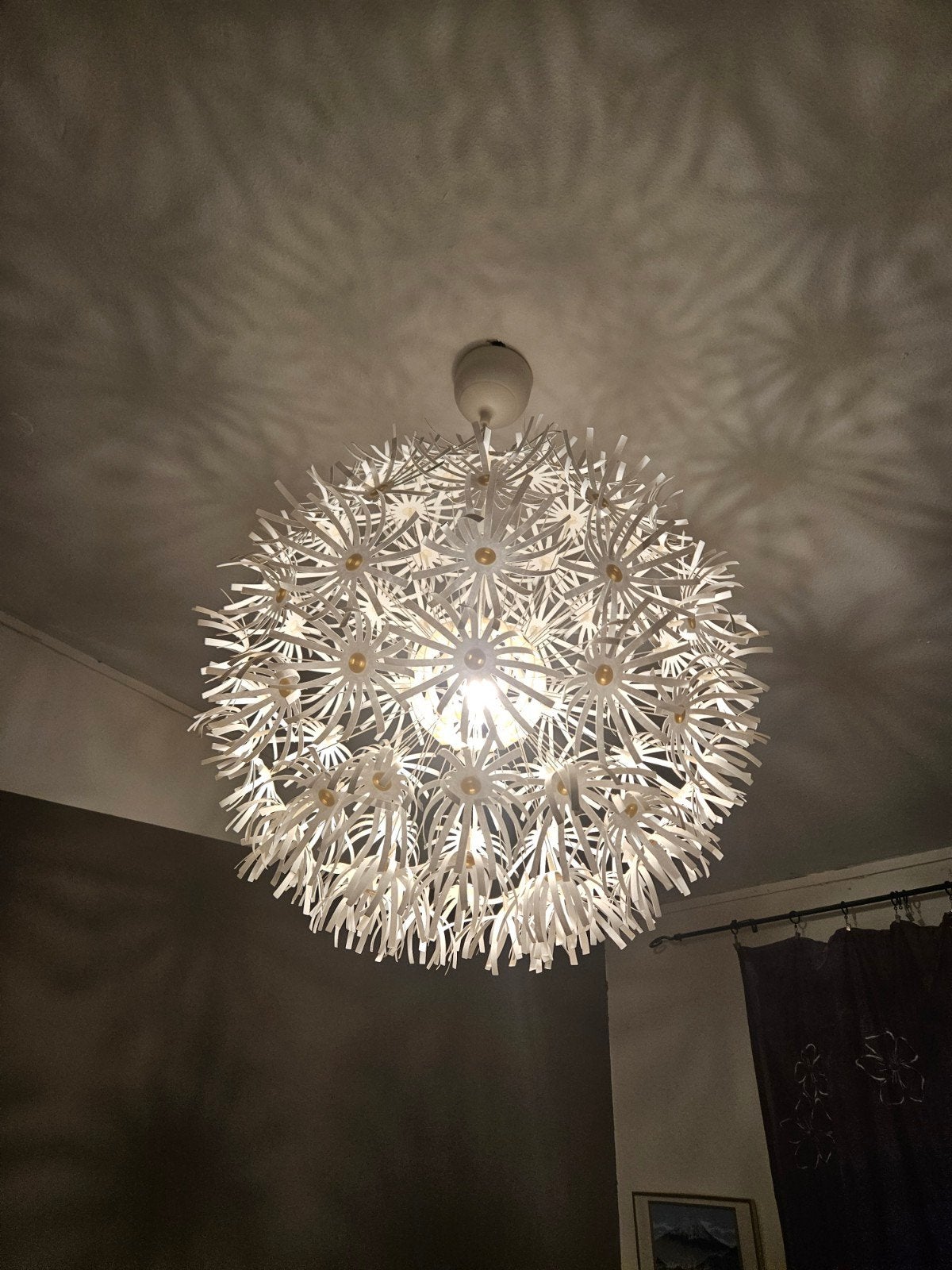 Moderne Dandelion Hanglamp - Wit, Uniek Design, Huis en Inrichting, Kasten | Televisiemeubels, Kunststof, Modern, Organisch, Design