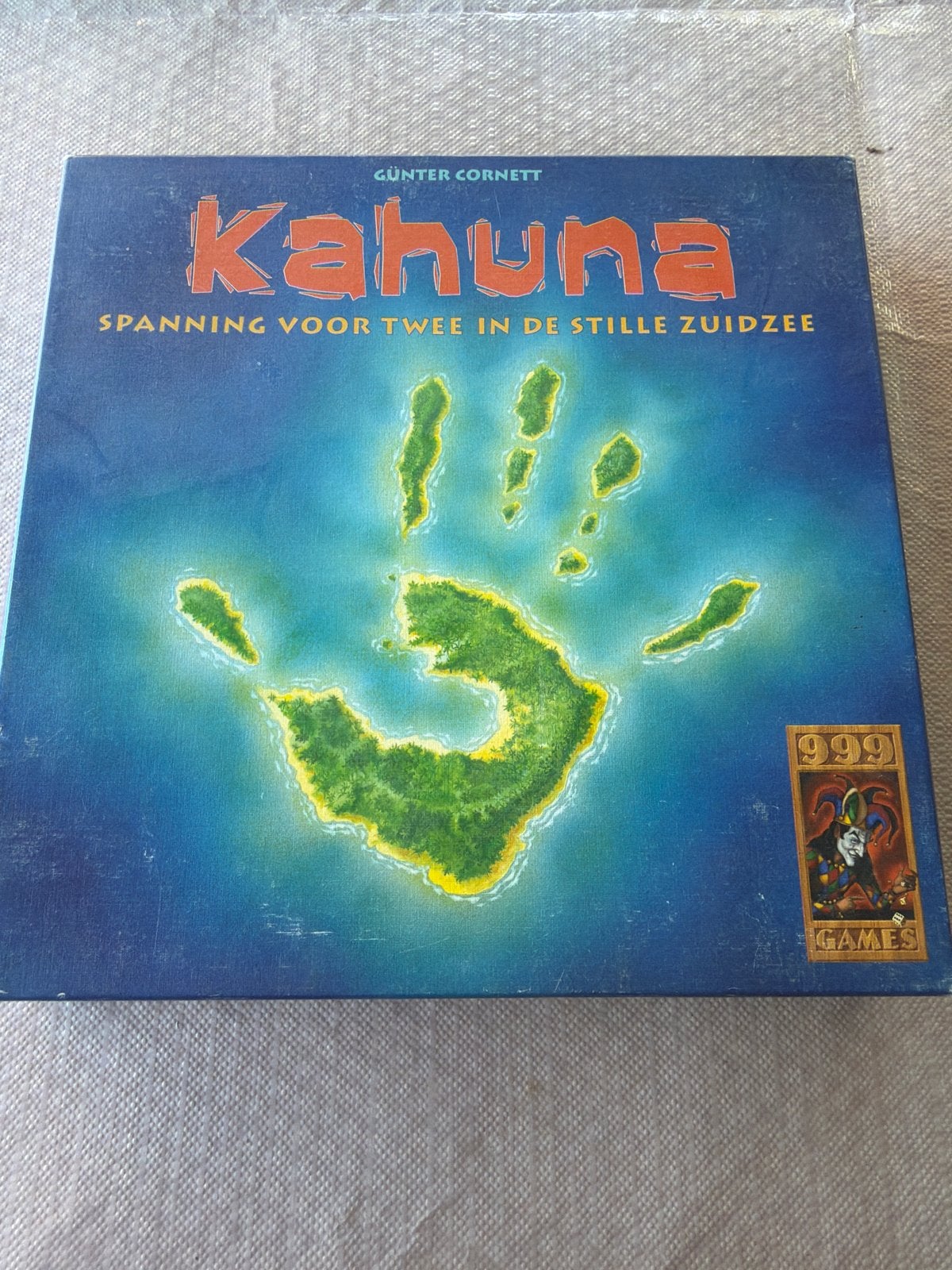 Kahuna bordspel - Spanning voor twee in de Stille Zuidzee, Een of twee spelers, Ophalen of Verzenden, Gebruikt