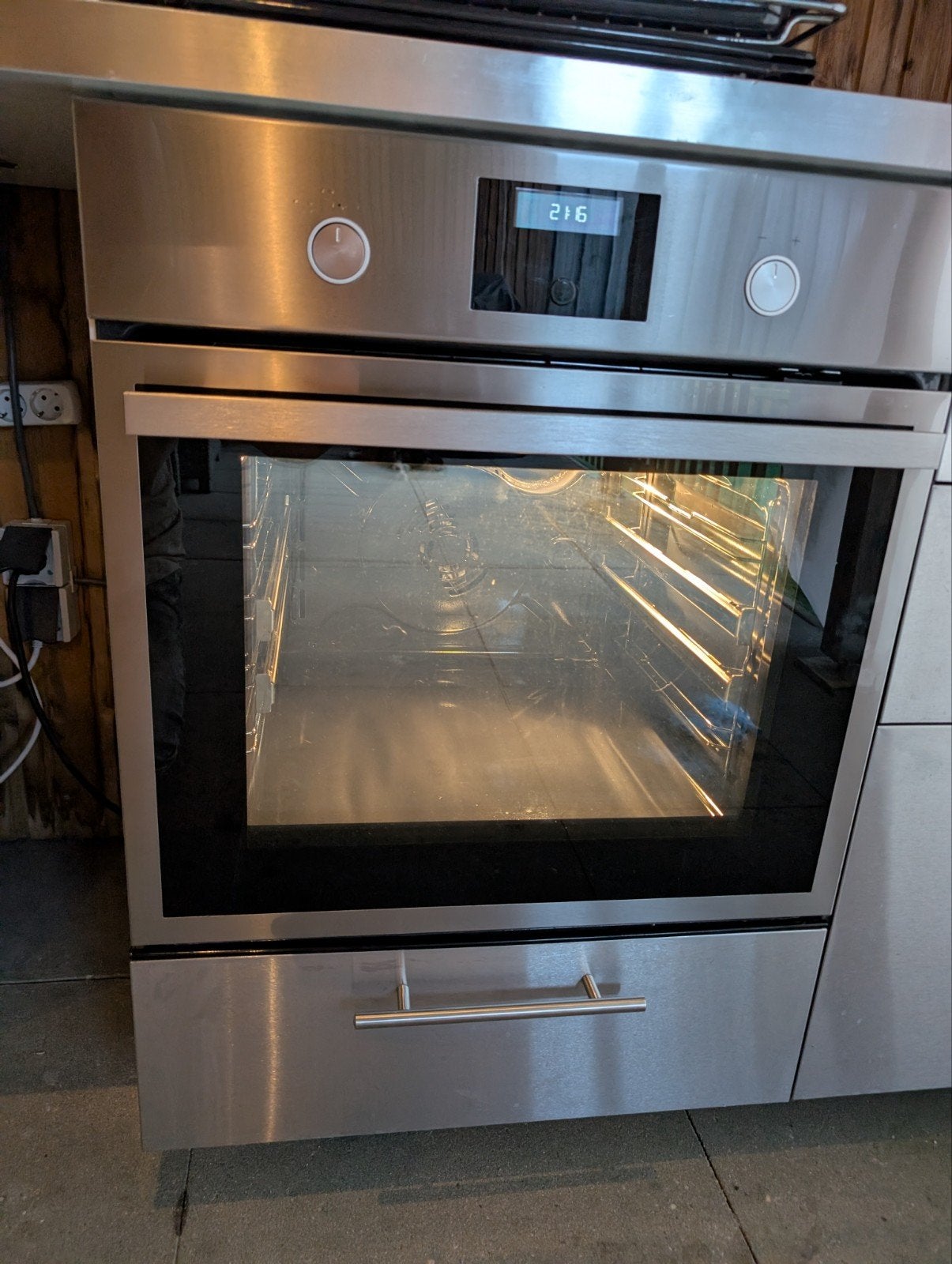 Grote IKEA (Whirlpool) FXZM6 Inbouw Heteluchtoven 60 cm, Witgoed en Apparatuur, Ovens, Ophalen, Gebruikt, 60 cm of meer, Heteluchtoven