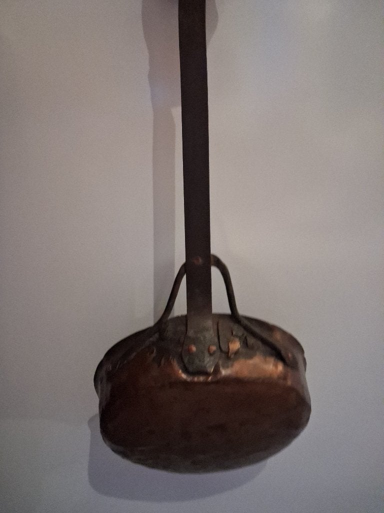 Koperen pan als decoratie, Ophalen of Verzenden