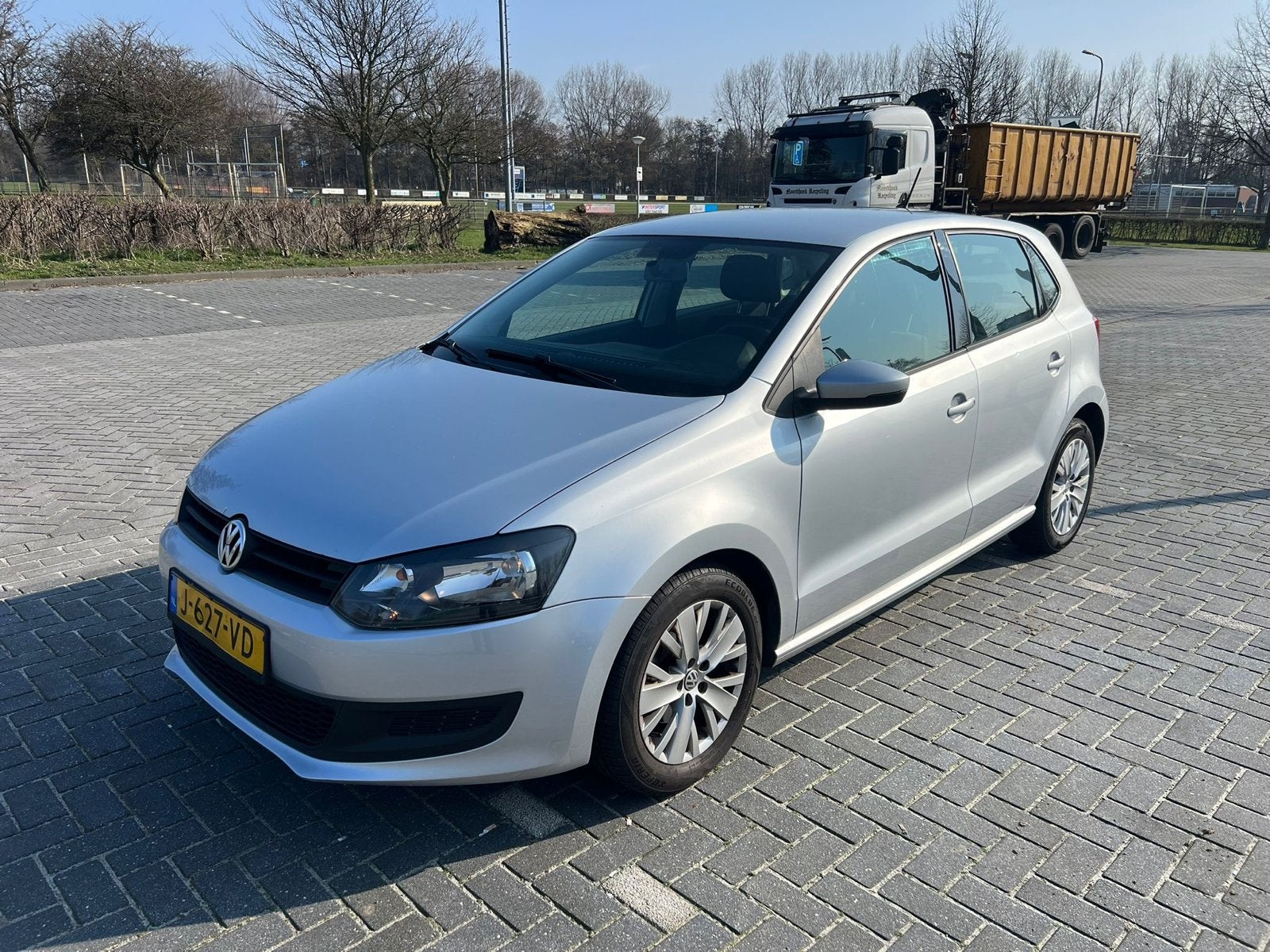 Volkswagen Polo 1.2 Benzine 5D 2010 | Airco | CarPlay | Navi, Auto's, Voorwielaandrijving, 967 kg, 40 €/maand, 1198 cc