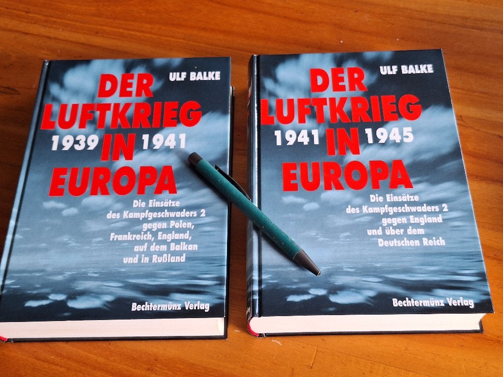 Der Luftkrieg in Europa 1939-1945 - Ulf Balke (2 delen), Tweede Wereldoorlog, Ophalen of Verzenden, Zo goed als nieuw, Ulf Balke