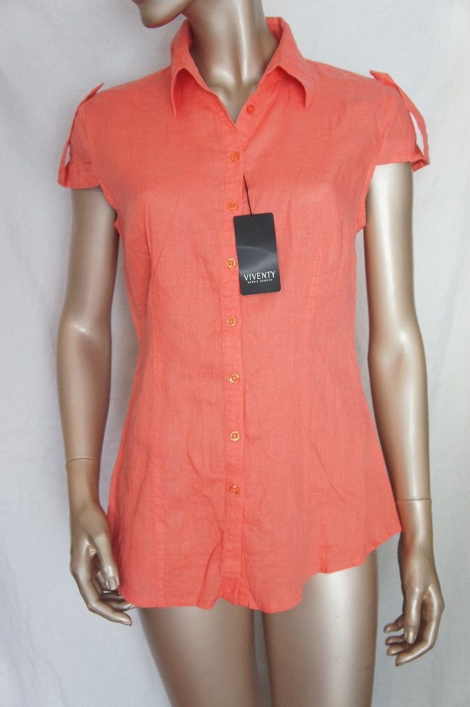 VIVENTY blouse maat 38 100% LINEN NIEUW, Kleding | Dames, Blouses en Tunieken, Ophalen of Verzenden, Nieuw, Maat 38/40 (M)