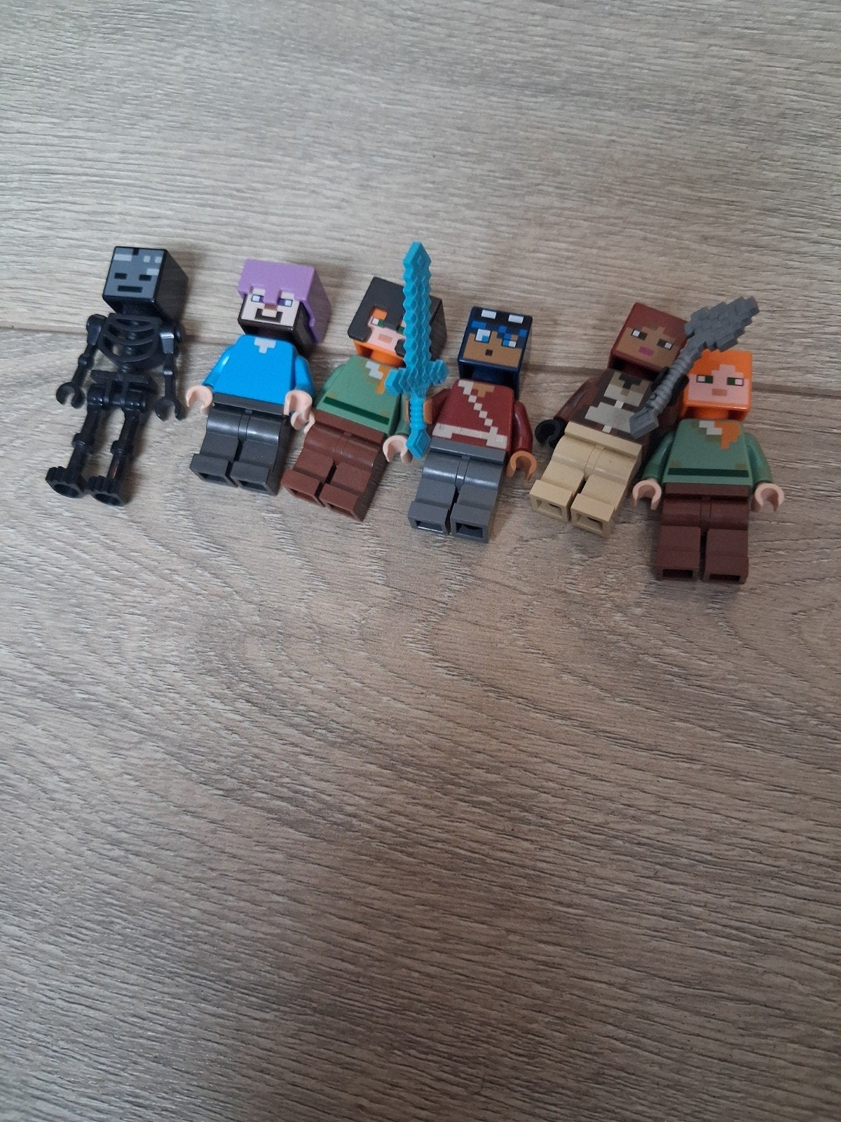 Lego Minecraft poppetjes - Diverse figuren, Inclusief minifiguren, Gebruikt, Minecraft, Lego