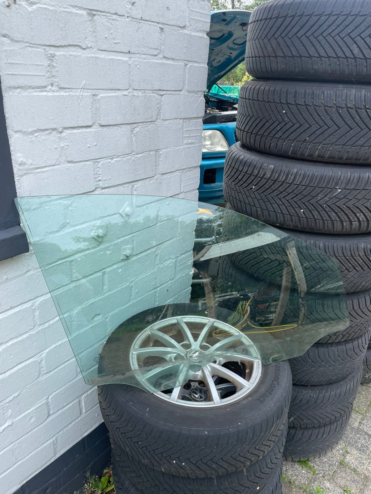 Volkswagen Polo IV (9N3) 2008 Raam rechts voor, Auto-onderdelen, Ophalen of Verzenden, Gebruikt, Volkswagen
