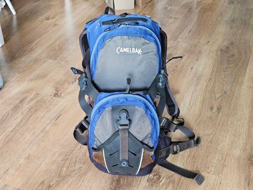 CamelBak M.U.L.E. Hydratatie Rugzak - Blauw/Grijs, Sport en Fitness, Bergsport en Wandelen, Ophalen of Verzenden, Gebruikt, Rugzak