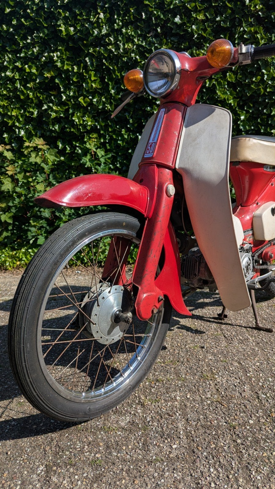 Honda C50 Oldtimer Brommer uit 1972 - Belgische papieren, Fietsen en Brommers, Brommers | Oldtimers, Ophalen, 49 cc, Overige merken