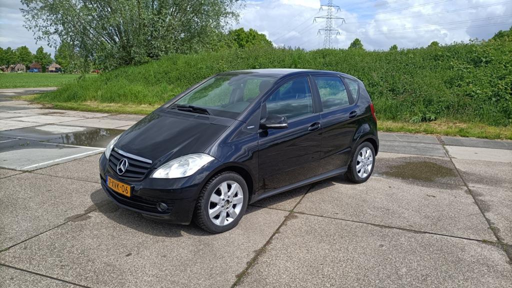 Mercedes-Benz A-Klasse 1.5 A160 5DRS 2009 Zwart, Auto's, Mercedes-Benz, Stof, Handgeschakeld, 1000 kg, A-Klasse
