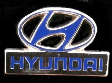 Hyundai pin - opengewerkt, Verzenden, Nieuw, Transport, Speldje of Pin