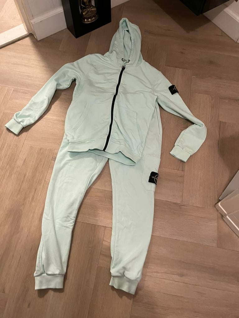 Stone island joggingpak maat S  unisex, Overige kleuren, Ophalen of Verzenden, Zo goed als nieuw, Algemeen