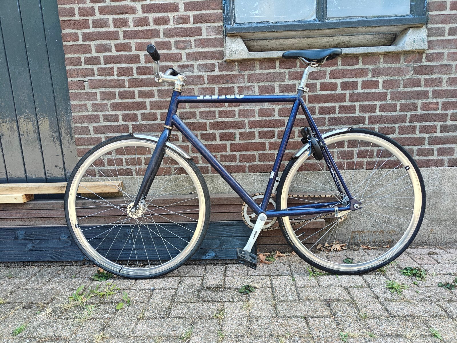 Create Single Speed/Fixie 700c met terugtraprem, Terugtraprem, Gebruikt, 57 tot 61 cm, Ophalen