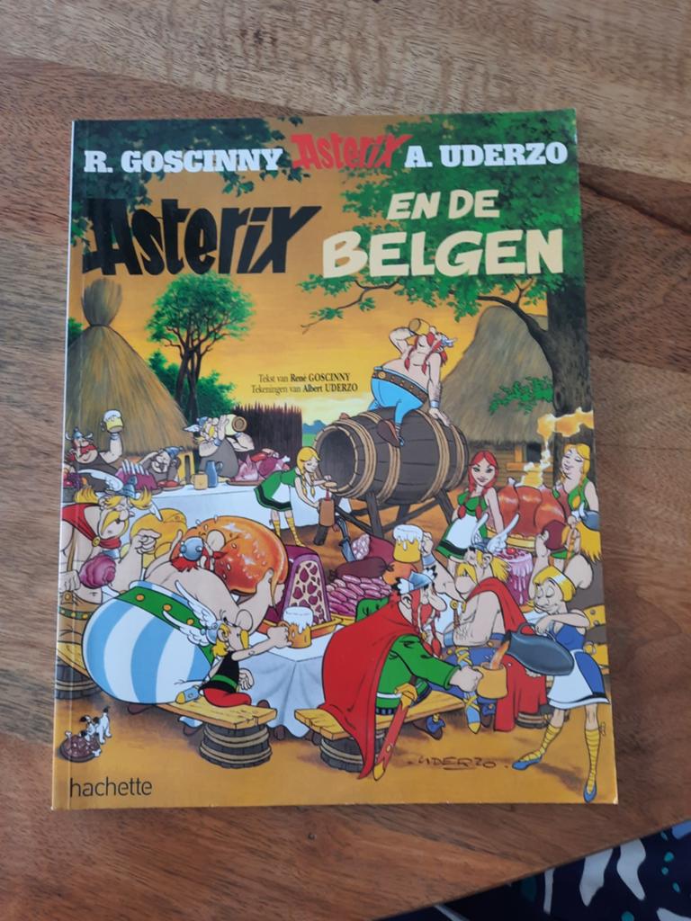 Asterix en de Belgen - Stripboek, Eén stripboek, Ophalen of Verzenden, Gelezen, R. Goscinny, A. Uderzo