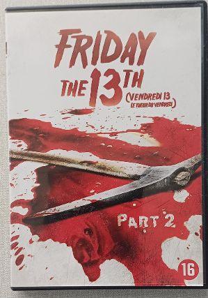 Friday the 13th -Part 2, Cd's en Dvd's, Dvd's | Horror, Vanaf 16 jaar, Ophalen of Verzenden, Zo goed als nieuw, Slasher