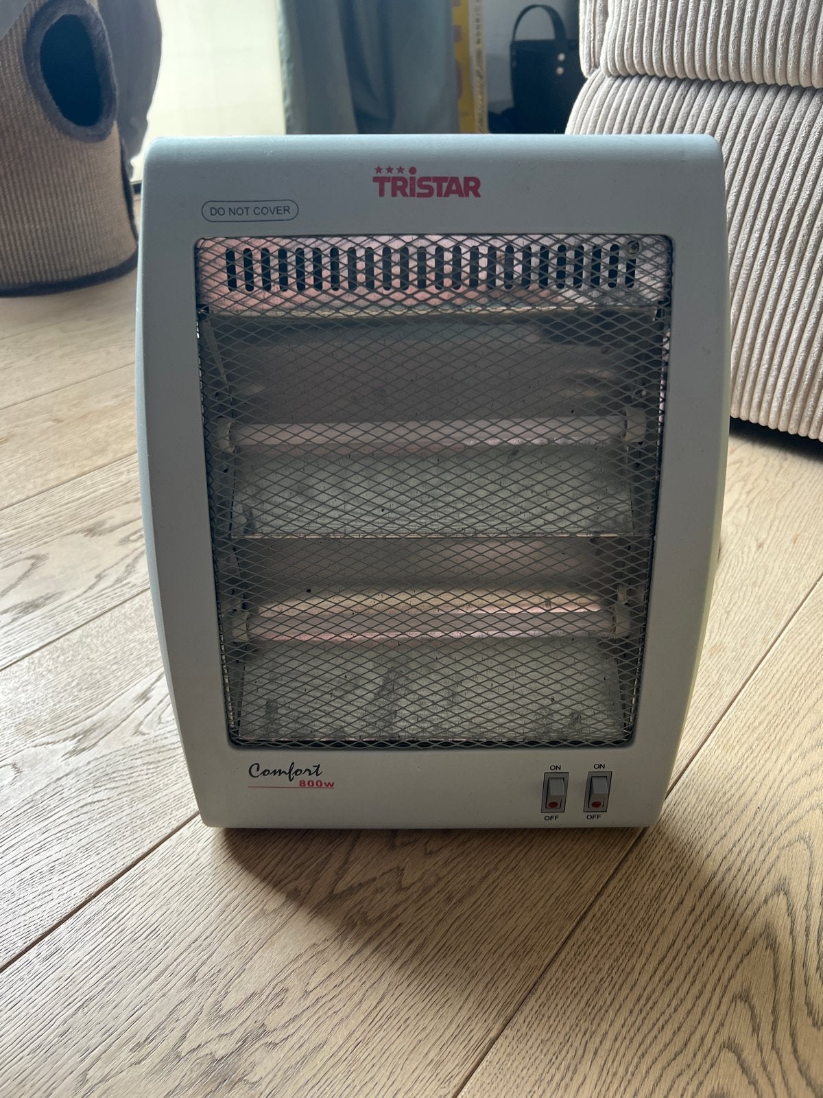 Tristar Comfort 800W elektrische kachel, Caravans en Kamperen, Ophalen of Verzenden, Gebruikt