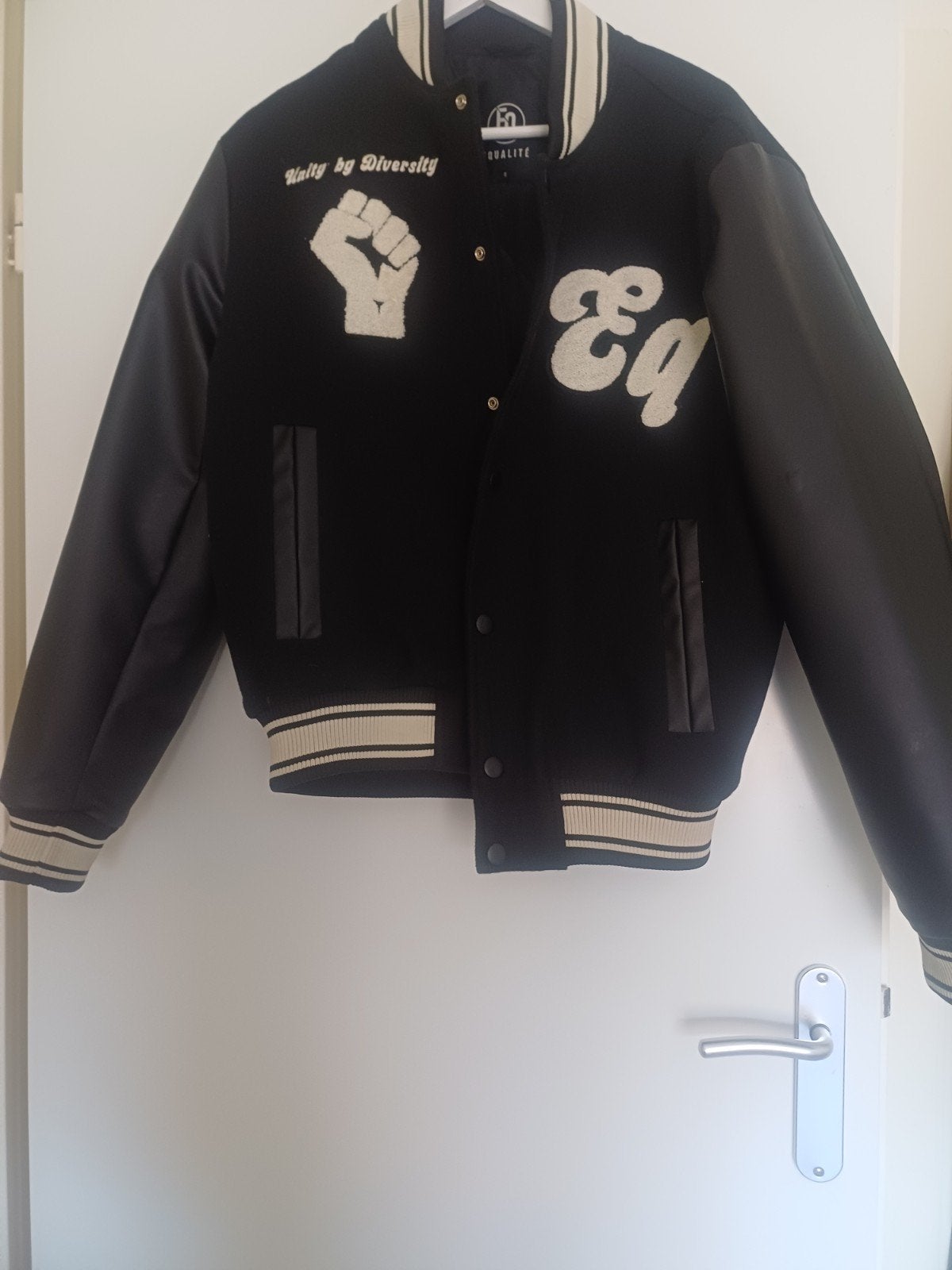 EQUALITÉ  Jacket - Zwart met beige, Kleding | Heren, Zwart, EQUALITÉ, Ophalen of Verzenden, Zo goed als nieuw