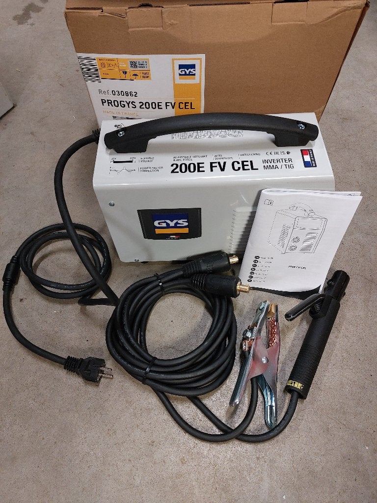 GYS Progys 200E FV CEL lasapparaat MMA / TIG NIEUW!, ., Nieuw, Ophalen of Verzenden, .