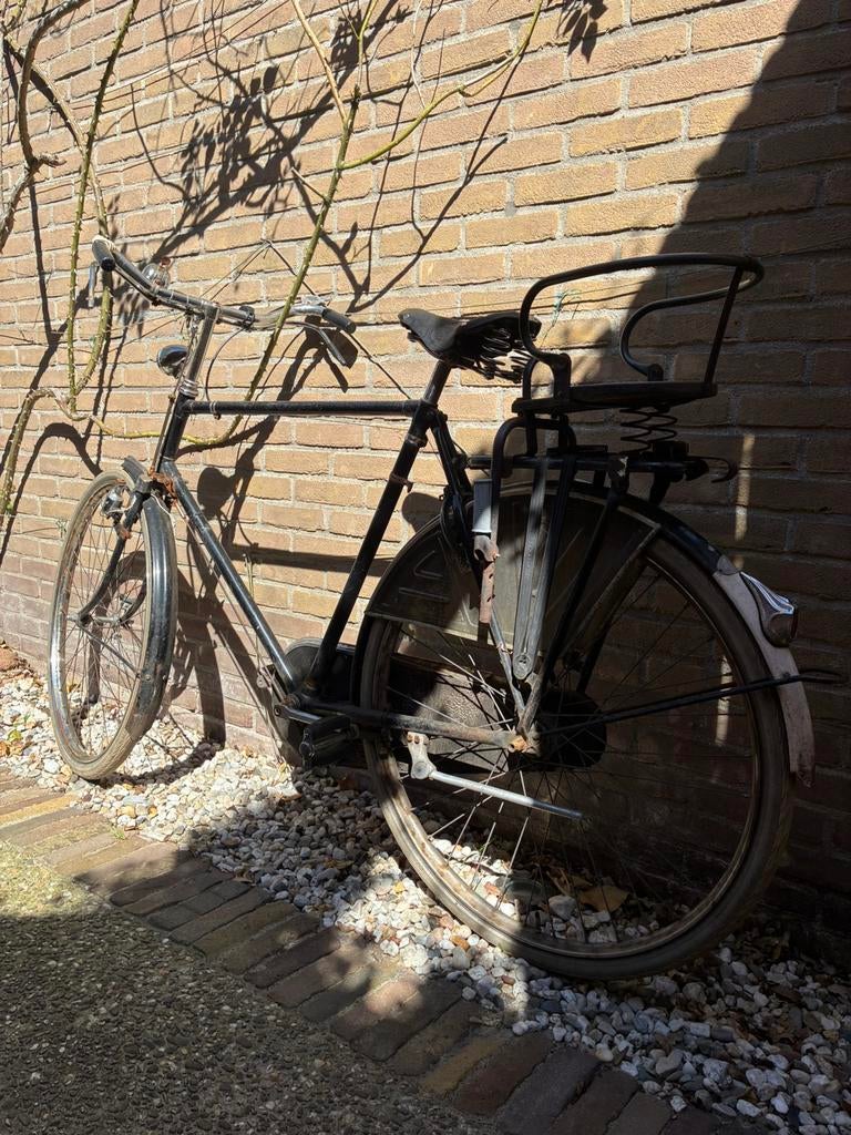 Fongers fiets uit jaren 60 oldtimer, Ophalen