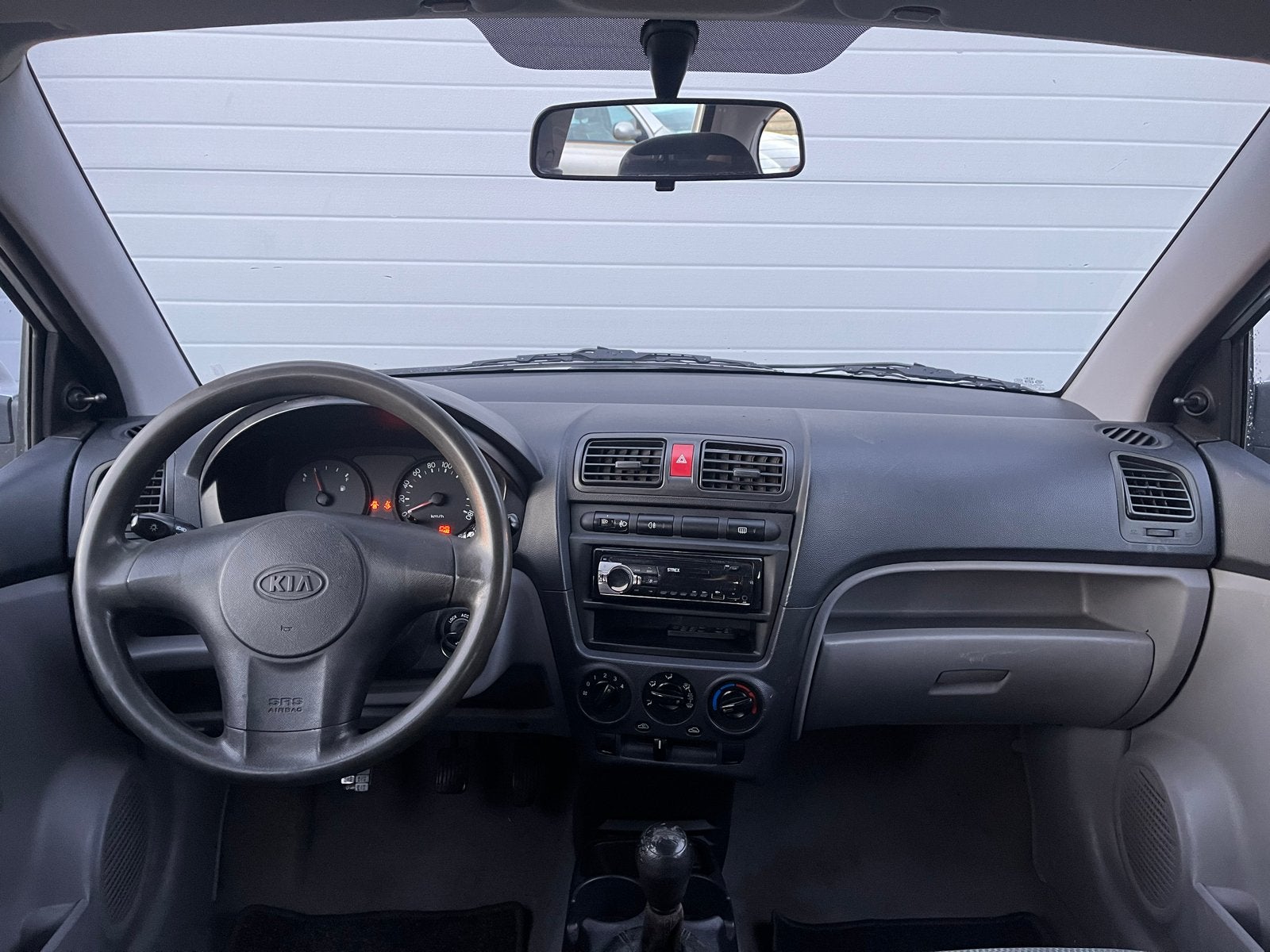 Kia Picanto 1.0 2005 Grijs, Auto's, Voorwielaandrijving, 836 kg, 31 €/maand, 4 cilinders