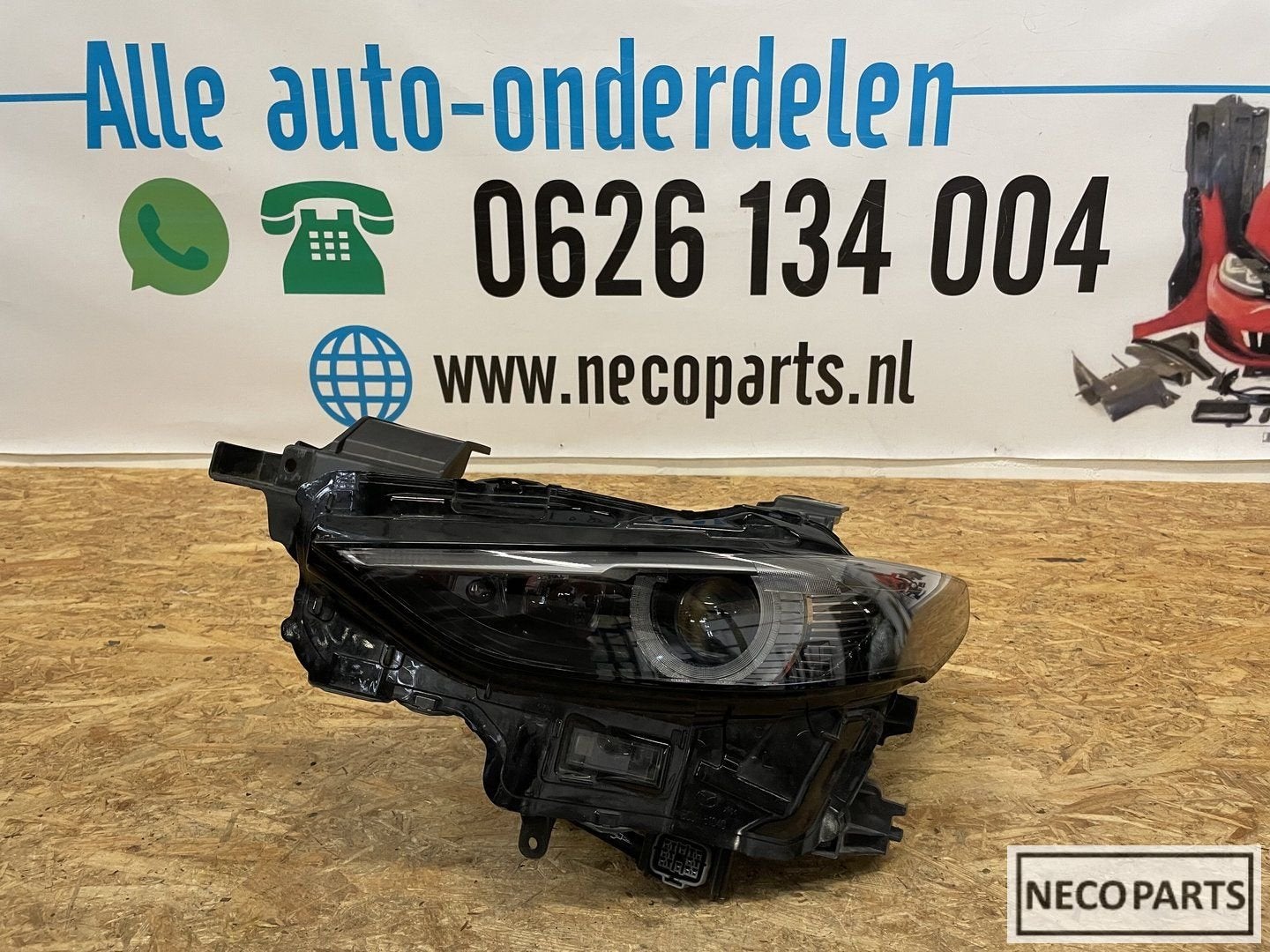 MAZDA 3 VOL LED KOPLAMP LINKS COMPLEET BCJH-51040 ORIGINEEL, Gebruikt, -, -, Ophalen of Verzenden