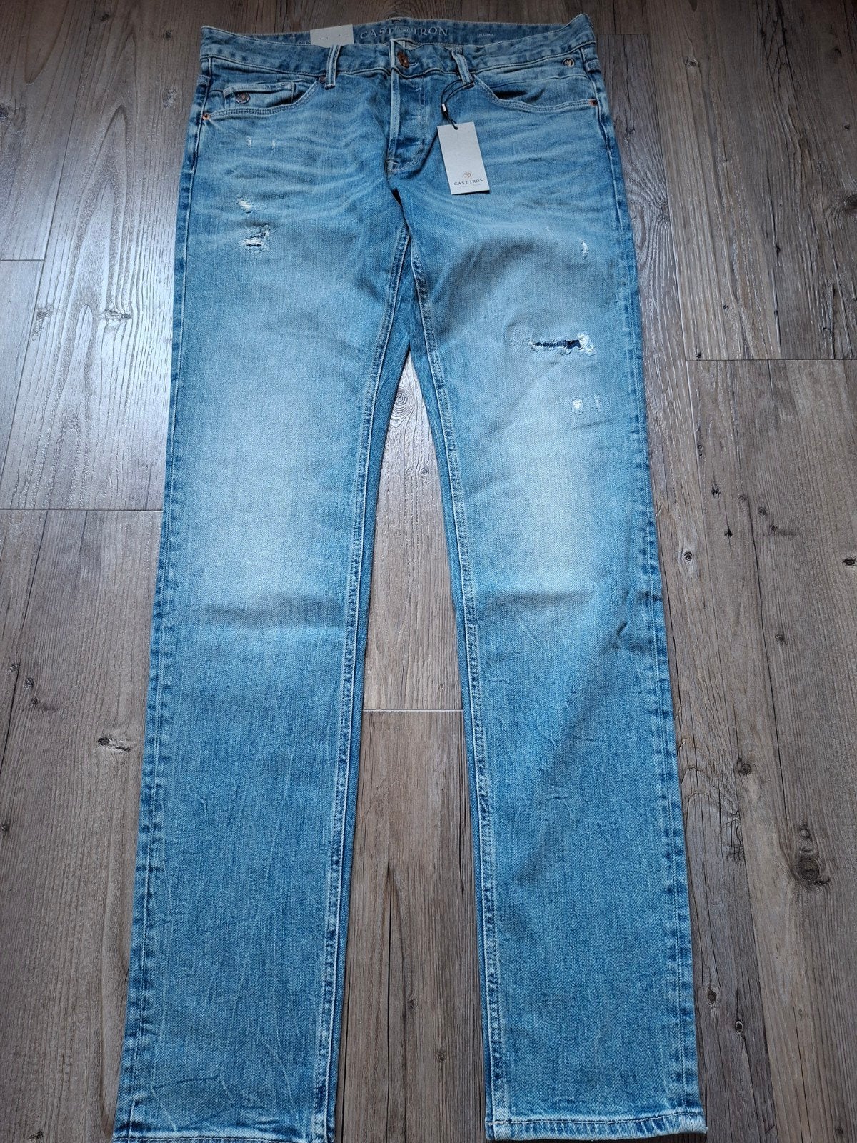 CAST IRON Riser slimfit jeans W36 L36, W36 - W38 (confectie 52/54), Blauw, Nieuw, Ophalen of Verzenden