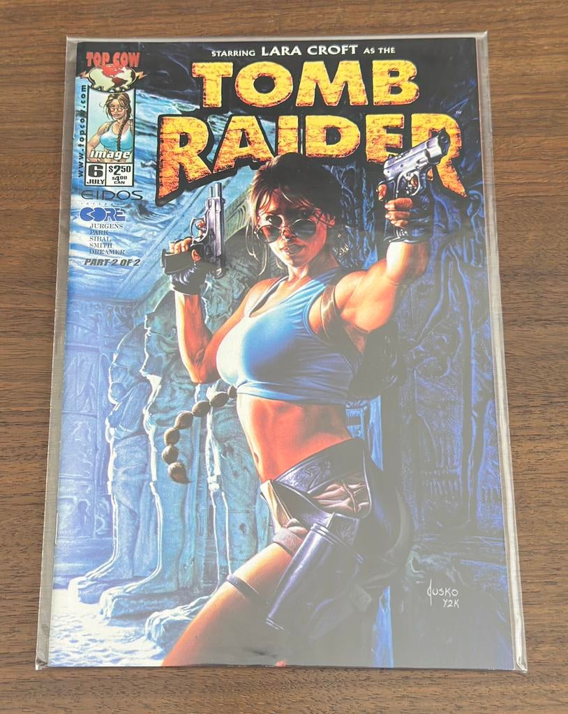 Tomb Raider #6 Top Cow 2000 cover Joe Jusko, Boeken, Eén comic, Amerika, Verzenden, Zo goed als nieuw